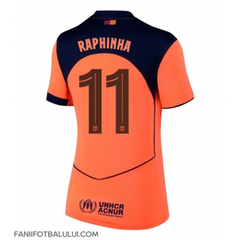 Barcelona Raphinha Belloli #11 Tricou Fotbal Replică 2025-26 Femei Treilea